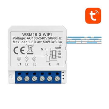 Avatto Pametni modul WiFi Avatto WSM16-W3 TUYA (3-kanalni)
