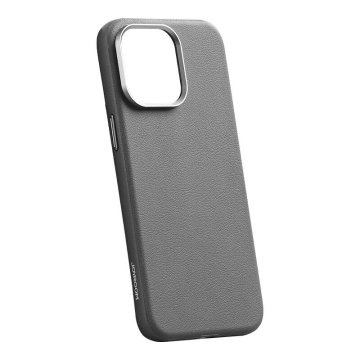 Joyroom Magnetska zaštitna maska Joyroom JR-BP007 za iPhone 15 Pro Max (siva)