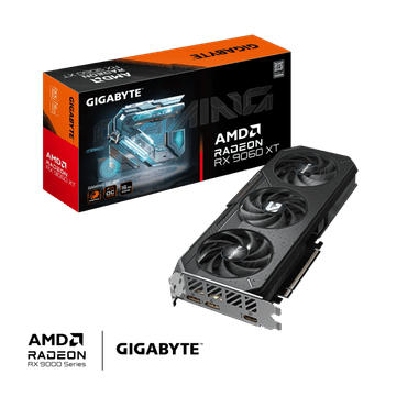 Gigabyte Grafička kartica Radeon RX 9060 XT GAMING OC 16G, 16GB GDDR6, PCI-E 5.0