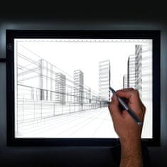 Dexxer Veliki A3 USB LED grafički tablet za slikanje i skiciranje