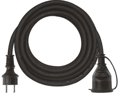 EMOS produžni kabel, 10 m, vanjski, 1 utičnica, guma-neopren, 250 V, 2,5 mm2, crni (P01810R)