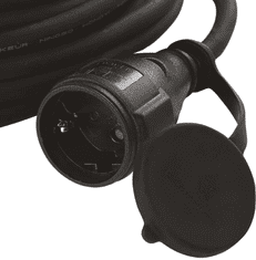 EMOS produžni kabel, 10 m, vanjski, 1 utičnica, guma-neopren, 250 V, 2,5 mm2, crni (P01810R)