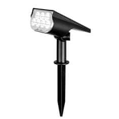 HOME & MARKER® Vanjska solarna reflektorska lampa s LED osvjetljenjem, vodootporna i bez kablova | SPOTIKE