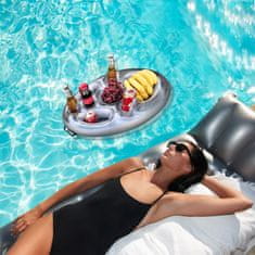 HOME & MARKER® Plutajući napuhujući pladanj za piće i grickalice za bazen, idealan za ljetne zabave | FLOATPLATI
