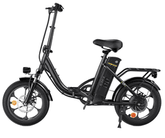 isinwheel U4 električni bicikl, sklopivi, 250 W, do 88 km, crni