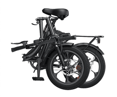 isinwheel U4 električni bicikl, sklopivi, 250 W, do 88 km, crni