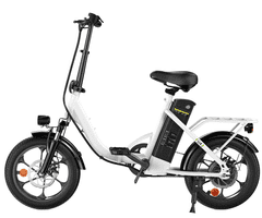 isinwheel U4 električni bicikl, sklopivi, 250 W, do 88 km, bijeli