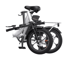 isinwheel U4 električni bicikl, sklopivi, 250 W, do 88 km, bijeli