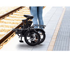 isinwheel U4 električni bicikl, sklopivi, 250 W, do 88 km, bijeli