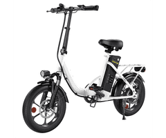 isinwheel U4 električni bicikl, sklopivi, 250 W, do 88 km, bijeli