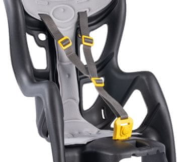 Bellelli BELLELLI PEPE Dječje sjedalo za bicikl, montaža na stražnji nosač, crna