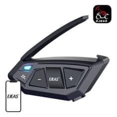 Ejeas Interkom za motocikle EJEAS MS20 s Bluetooth 5.1, glasovnom redukcijom i vezom za 20 korisnika