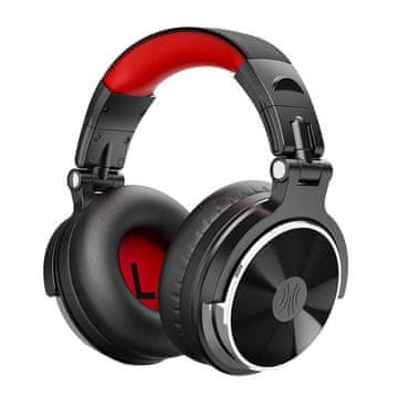 OneOdio OneOdio Pro10 žičane slušalice, crvene (Hi-Res Audio)