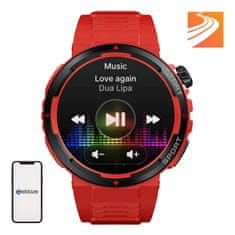 ZEBLAZE Pametni sat Zeblaze Ares 3 Plus - Crveni, zdravstveni i sportski tracker, AMOLED ekran