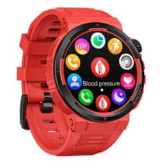 ZEBLAZE Pametni sat Zeblaze Ares 3 Plus - Crveni, zdravstveni i sportski tracker, AMOLED ekran