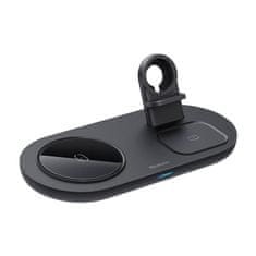 Mcdodo Mcdodo CH-7061 bežični punjač 3u1 15W za telefon, TWS i Apple Watch, crni