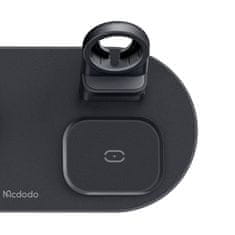 Mcdodo Mcdodo CH-7061 bežični punjač 3u1 15W za telefon, TWS i Apple Watch, crni