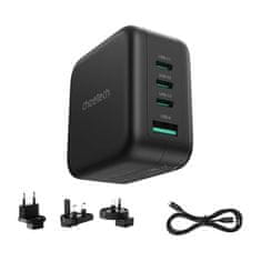 Choetech Brza punjač Choetech PD6055 70W GaN s adapterima US, EU, UK, AU