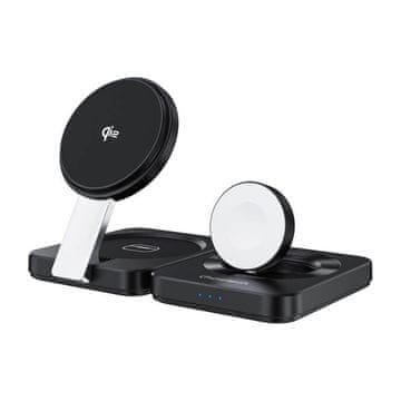 Choetech SkFoldable magnetna punjač 3u1 Choetech Qi2 za iPhone, Apple Watch i AirPods