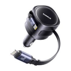 BASEUS Baseus Auto Punjač Za Mobitele Usb-C Lightning 60W