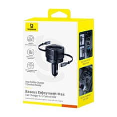 BASEUS Baseus Auto Punjač Za Mobitele Usb-C Lightning 60W