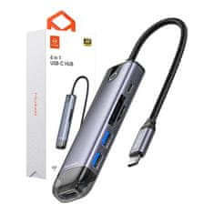 Mcdodo USB-C Hub Mcdodo HU-7420 6u1 - HDMI, USB3.0, SD, TF, RJ45, Kompaktni i Praktični