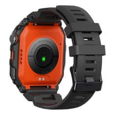 ZEBLAZE Pametni sat Zeblaze Ares GPS - Crni, sportski dizajn, vodootporan, više od 60 sportskih načina