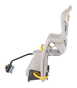 Bellelli BELLELLI PEPE Dječje sjedalo za bicikl, montaža na okvir nosač, svjetlo siva