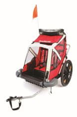 Bellelli BELLELLI B-TRAVEL Dječija prikolica za bicikla, crveni