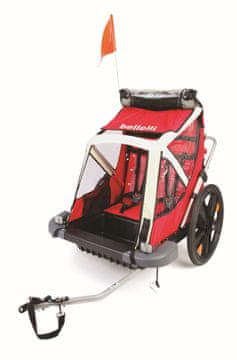 Bellelli BELLELLI B-TRAVEL Dječija prikolica za bicikla, crveni