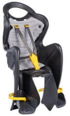 Bellelli BELLELLI MR FOX Dječje sjedalo za bicikl B-FIX Relax podesiva, crna