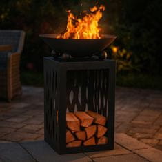 Linder Exclusiv Prijenosno ložište 45 cm s spremnikom za drva