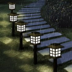 MG Garden Lamp V2 solarna svjetiljka 6kom, crno