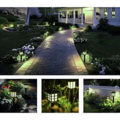 MG Garden Lamp V2 solarna svjetiljka 6kom, crno