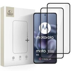 Tech-protect Glass Fit 2x zaštitno staklo za Motorola Moto G86 5G / G86 5G Power, crno