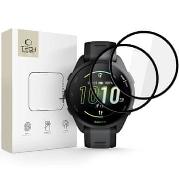 Tech-protect Glass Flex 2x zaštitno staklo za Garmin Forerunner 165, crno