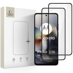 Tech-protect Glass Fit 2x zaštitno staklo za Motorola Moto G56 5G, crno
