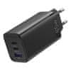 Vention Vention FEDB0-EU 65W/30W/30W GaN punjač s 2xUSB-C i 1xUSB-A, crni