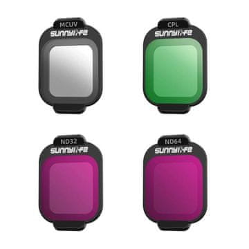 Sunnylife Filtri MCUV, CPL, ND32, ND64 Sunnylife za DJI Flip