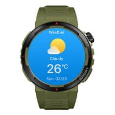 ZEBLAZE Pametni sat Zeblaze Ares 3 Plus - Zeleni, ultra HD AMOLED, monitor zdravlja, kompatibilan s iOS i Android