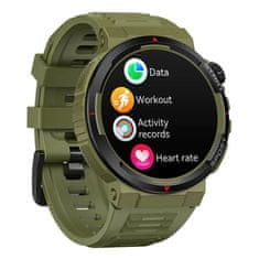 ZEBLAZE Pametni sat Zeblaze Ares 3 Plus - Zeleni, ultra HD AMOLED, monitor zdravlja, kompatibilan s iOS i Android