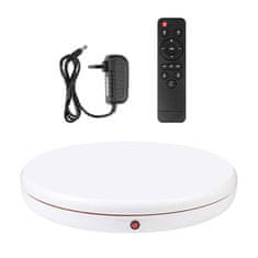 Puluz Rotacijski stalak Puluz 45 cm (bijeli) s daljinskim upravljačem