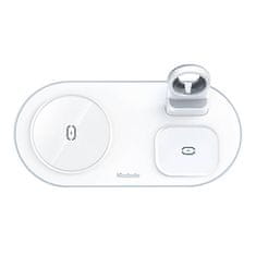Mcdodo Bežični punjač Mcdodo CH-7062 3u1 15W za telefon, TWS i Apple Watch - bijeli