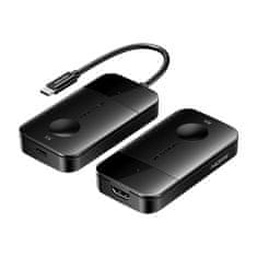 Vention Bežični USB-C HDMI transmiter/primopredajnik Vention 0.15m - 4K, crni