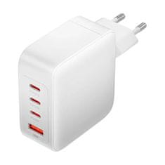 Vention Vention FEIW0-EU Brza punjač s 4 porta (3xUSB-C, USB-A) - 140W, GaN, bijeli