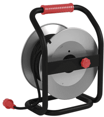 EMOS produžni kabel, 25 m, 4 utičnice, guma-neopren, 230 V, 1,5 mm2, vanjski, crni (P19222)