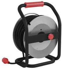 EMOS produžni kabel, 50 m, 4 utičnice, guma-neopren, 230 V, 1,5 mm2, vanjski, crni (P19223)