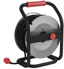 EMOS produžni kabel, 40 m, 4 utičnice, guma-neopren, 230 V, 2,5 mm2, vanjski, crni (P19224)