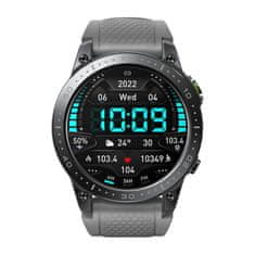 ZEBLAZE Pametni sat Zeblaze Ares 3 Pro - Sivi, AMOLED, vodootporan, 100+ sportskih načina rada