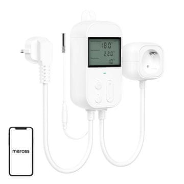 Meross Termostatski regulator temperature za utičnicu Meross MTS960HK (HomeKit)